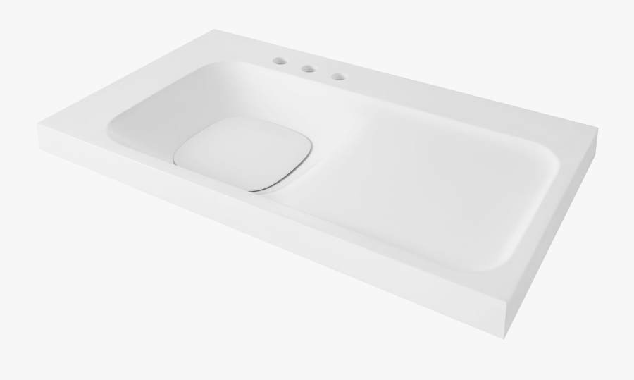 Dxv Modulus 36 Inch Three Hole Bathroom Sink - Omnires Thasos 1000, Transparent Clipart