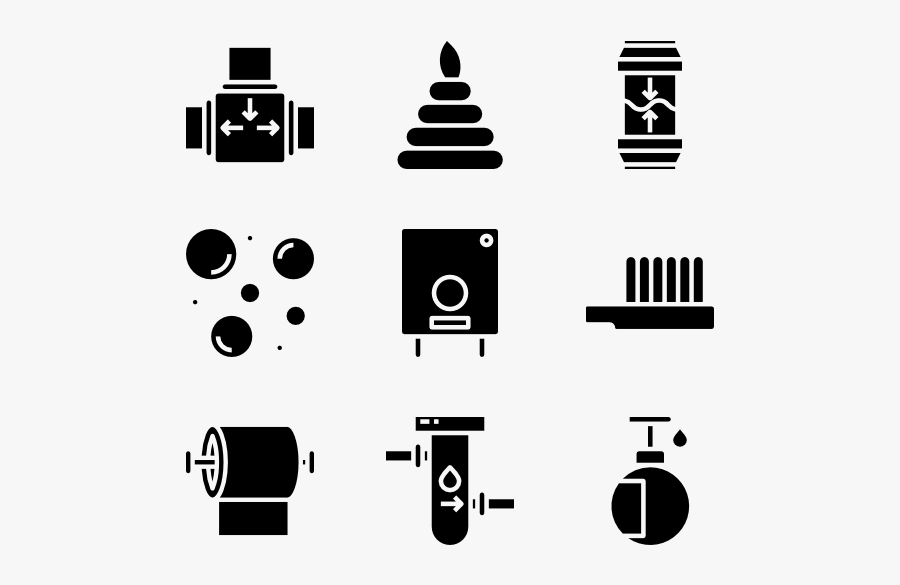 Home Decoration Bathroom, Transparent Clipart