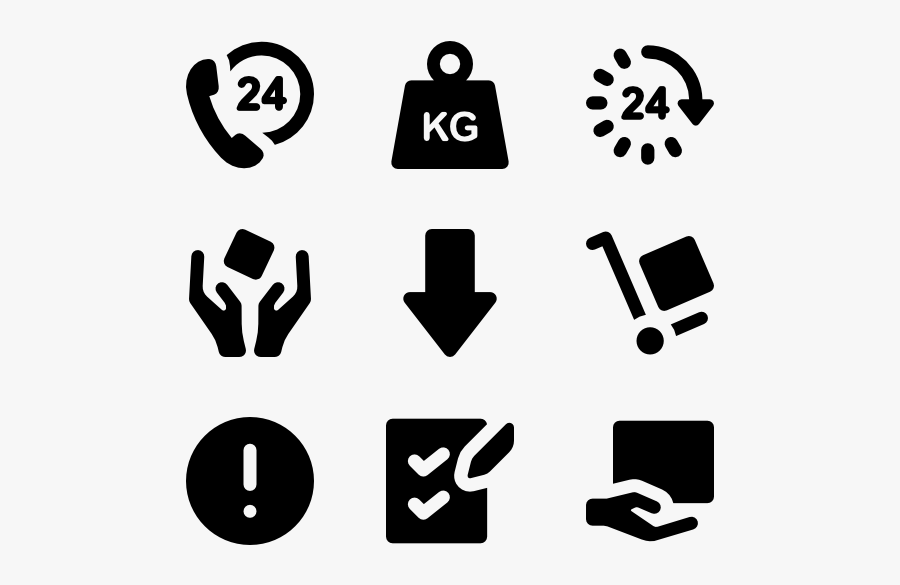 Delivery Package Icons - Icons For Packaging, Transparent Clipart