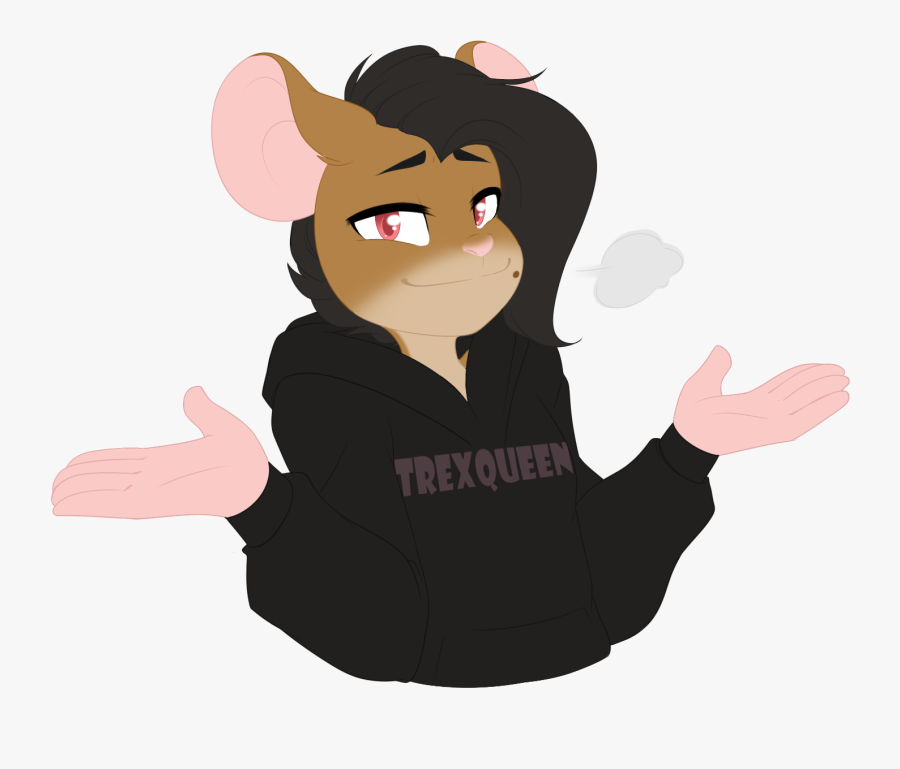 Shrug - Furry Shrug Emote, Transparent Clipart