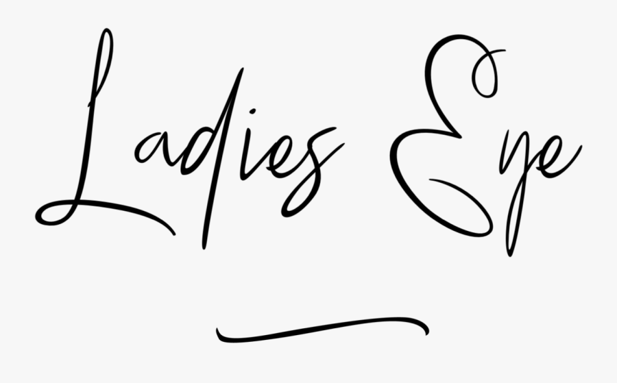 The Ladies Eye - Calligraphy, Transparent Clipart