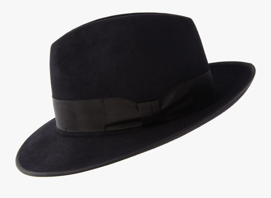 Black Hat Fedora Clipart , Png Download - Chapeaux Noirs, Transparent Clipart