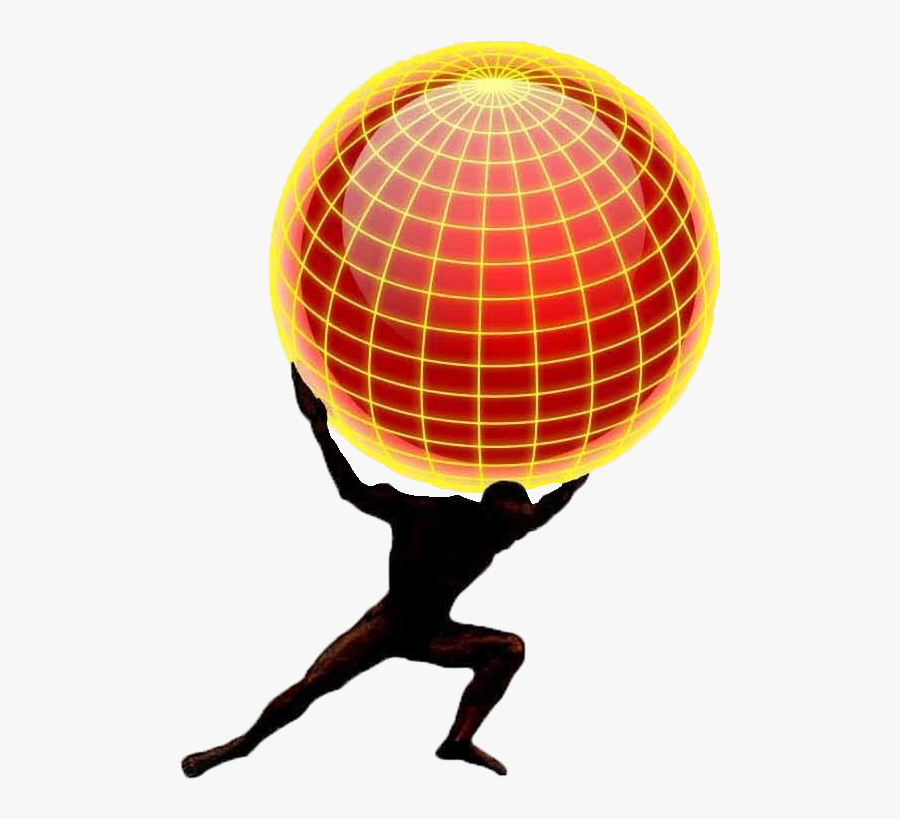 Red And Yellow Globe, Transparent Clipart