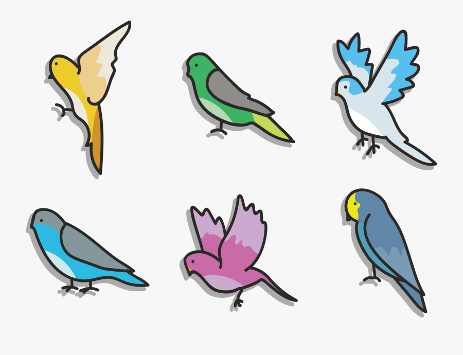 Lovebird Clipart Brids - Love Birds Brids, Transparent Clipart