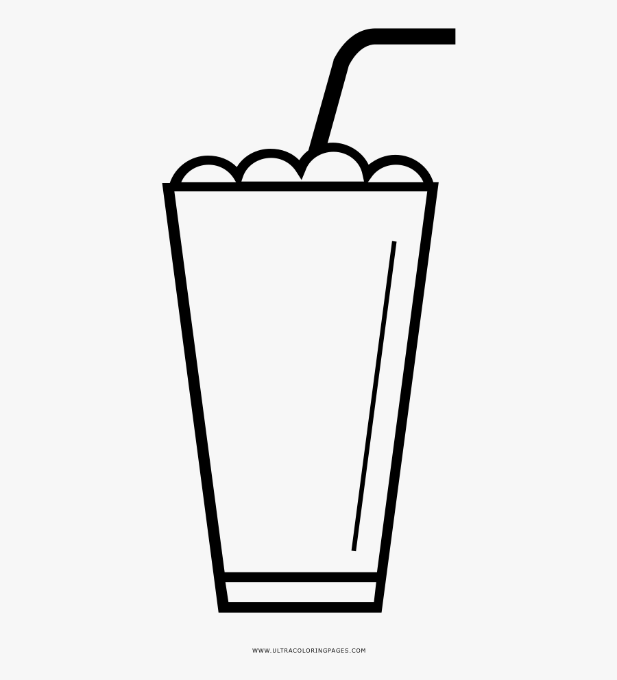 Shake Coloring Page, Transparent Clipart