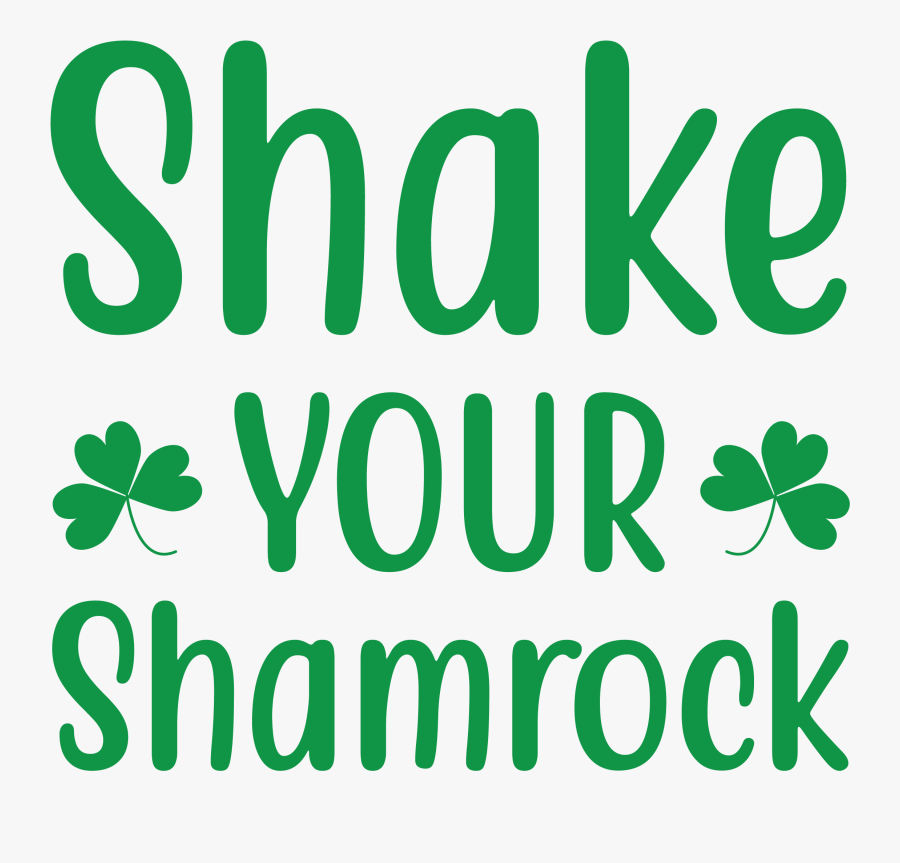 Sp17 Shake Your Shamrock-01, Transparent Clipart