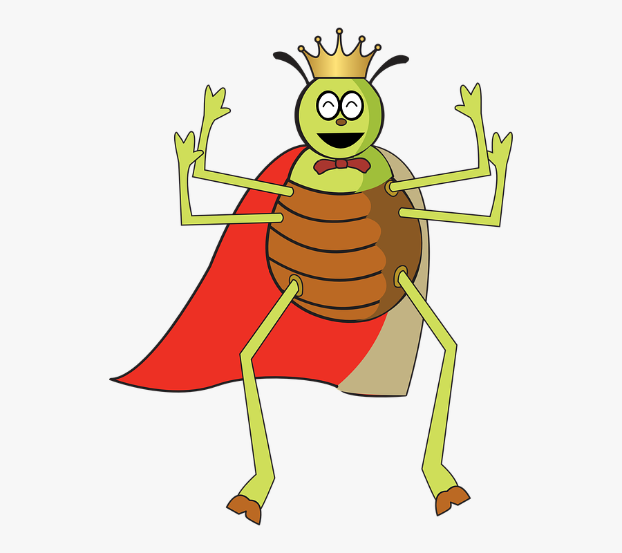 Flea, Bug - Bugs Wearing A Cape, Transparent Clipart