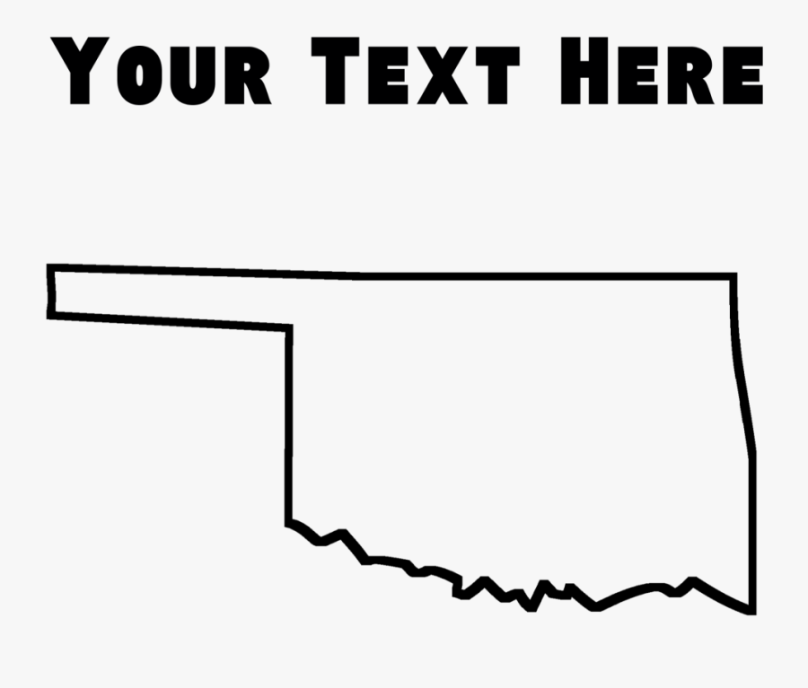 Oklahoma South Carolina Illinois Outline - Oklahoma Silhouette, Transparent Clipart
