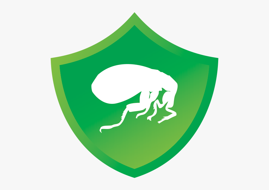 Shield Fleas - Flea App Symbol, Transparent Clipart