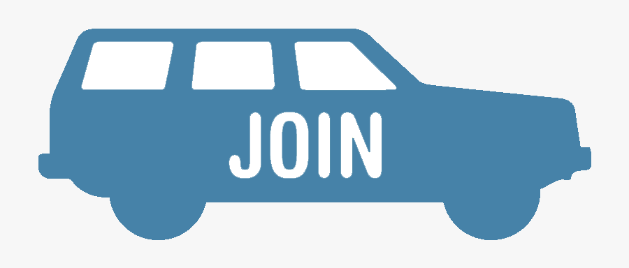 Join A Car Here - Signage, Transparent Clipart