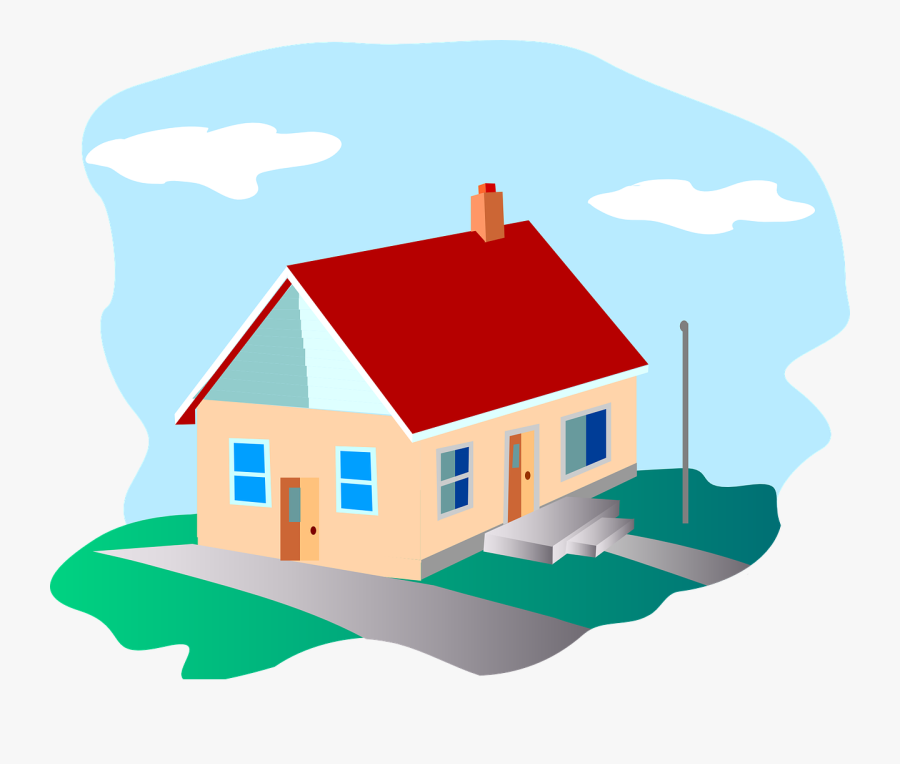 Transparent House Outline Png - Different Types Of House Clip Art, Transparent Clipart