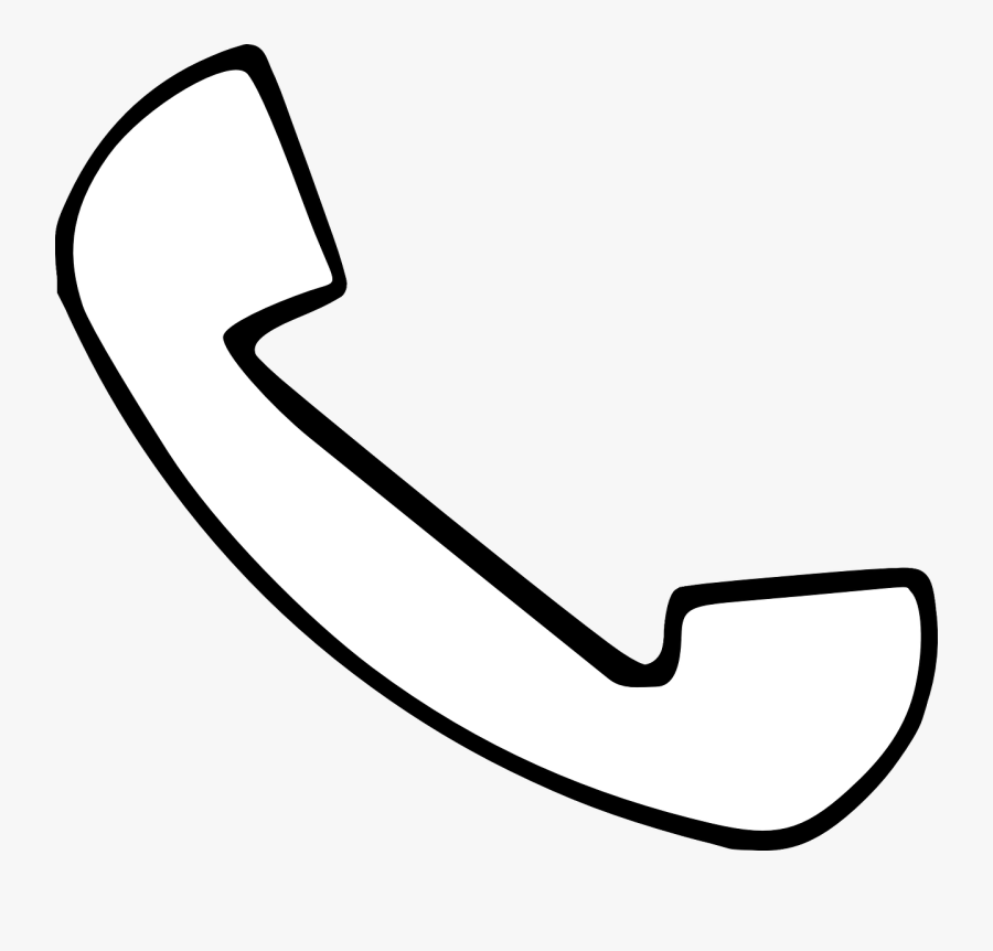 Telephone Clip Art At Clker Com - Phone Outline Clip Art, Transparent Clipart