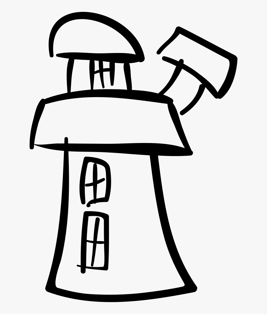 House Outline - Building, Transparent Clipart