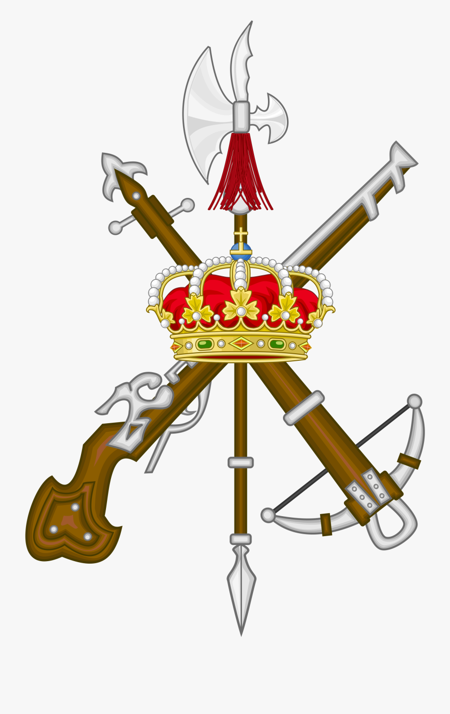 Spanish Foreign Legion Logo, Transparent Clipart
