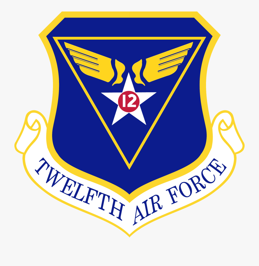 12th Air Force Shield Transparent Background, Transparent Clipart