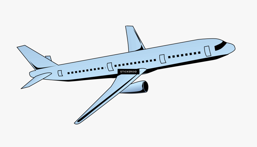 Transparent Airliner Png - Airplane Clip Art, Transparent Clipart