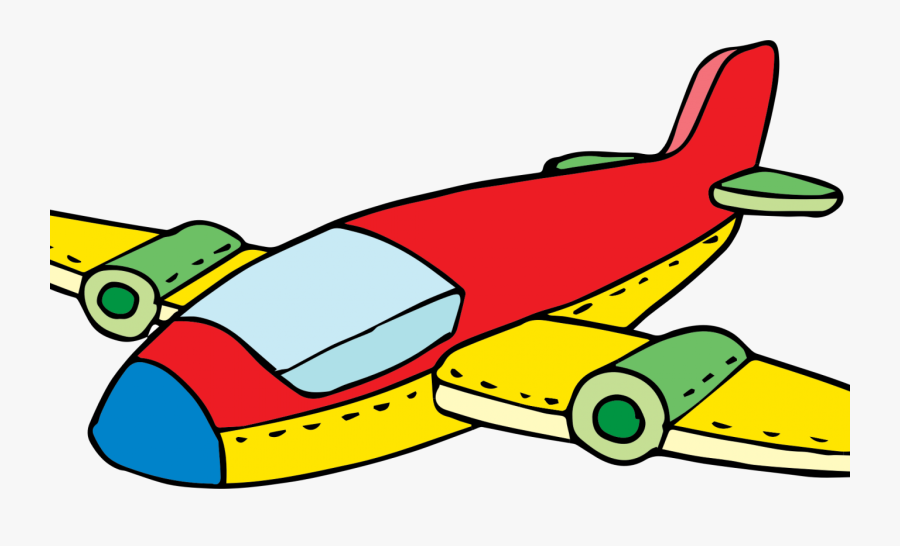 Airplane Clipart Colorful, Transparent Clipart