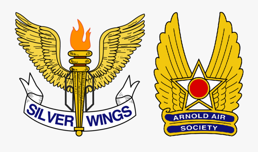 Arnold Air Society And Silver Wings Logos - Arnold Air Society Symbol, Transparent Clipart