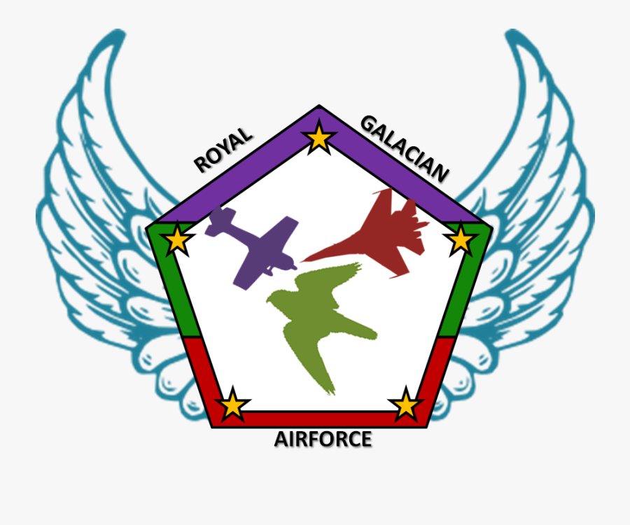 Galacian Airforce - Angel Wings Clipart Png, Transparent Clipart