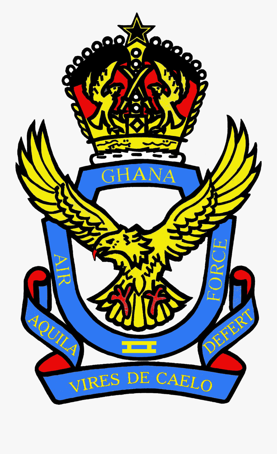 Ghana Air Force - Ghana Air Force Logo, Transparent Clipart