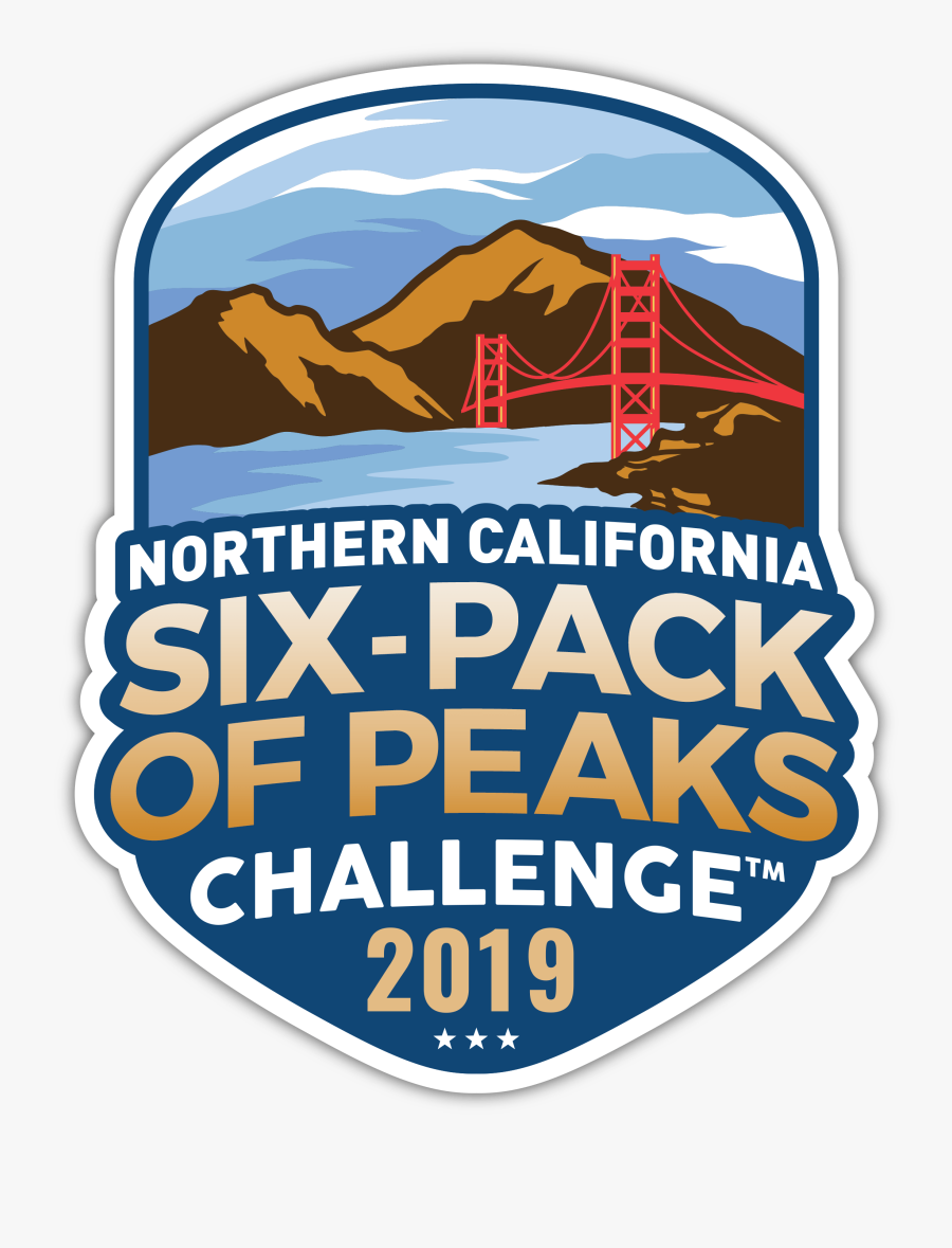 2019 Norcal Six-pack Of Peaks Challenge - Illustration, Transparent Clipart