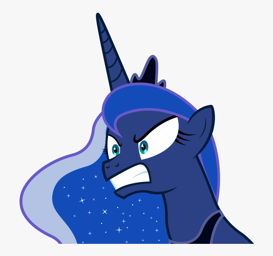 Instantly The Windigos Leaped At The Sisters - Princess Luna Angry Vector, Transparent Clipart