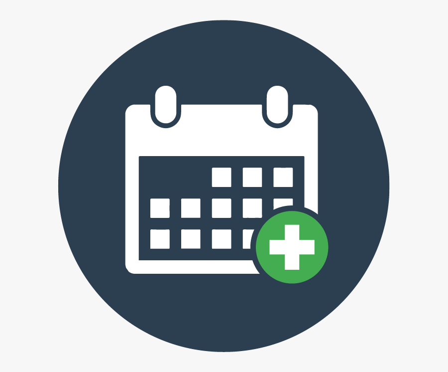 Date Icon Png Blue, Transparent Clipart