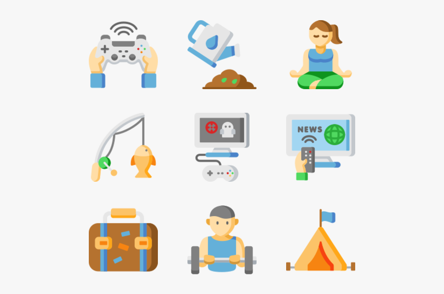 Hobbies And Freetime, Transparent Clipart