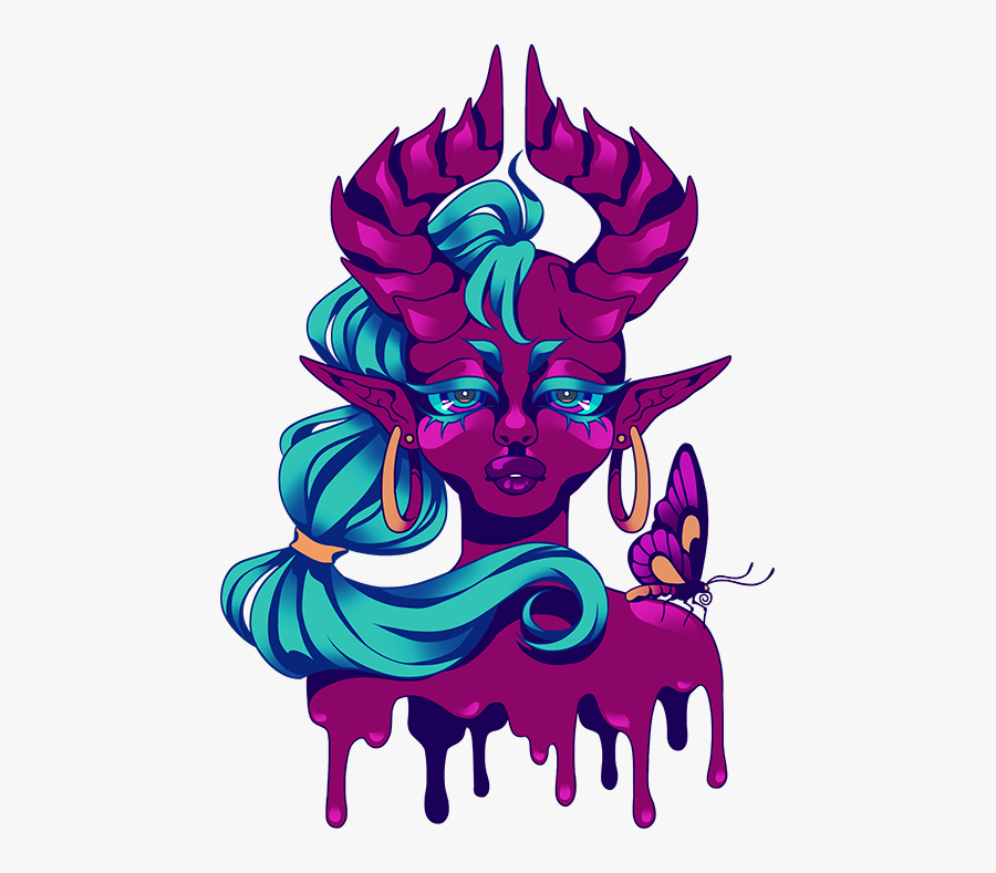 She Spends Her Free Time Playing Video Games, Designing - Illustration, Transparent Clipart