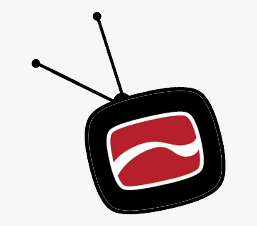 Tv Logo Red, Transparent Clipart