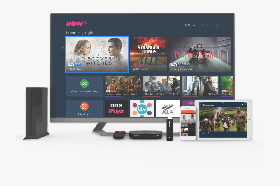 Now Tv Box 4k, Transparent Clipart