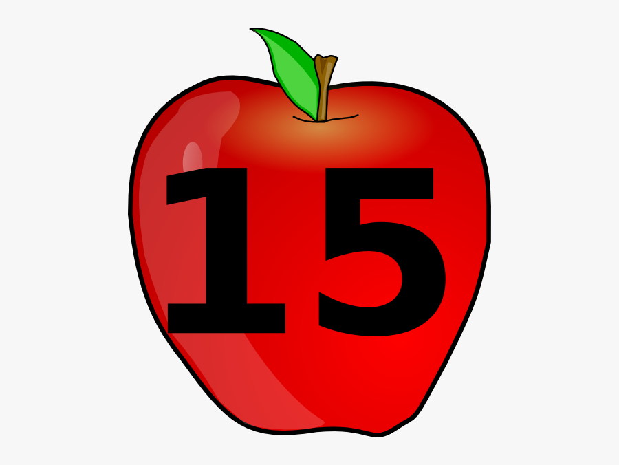 Clipart Number 15, Transparent Clipart