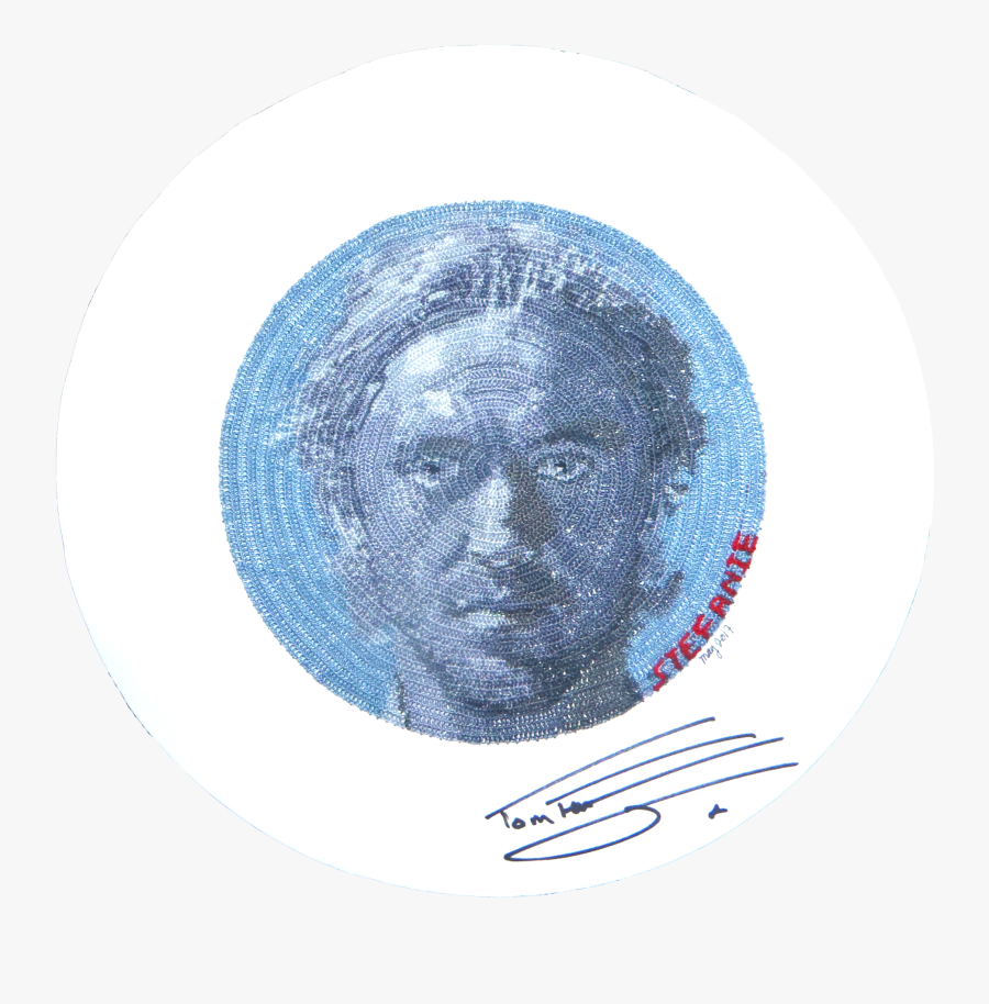 Tom Felton Circular Crochet Portrait, - Sniper Scope, Transparent Clipart