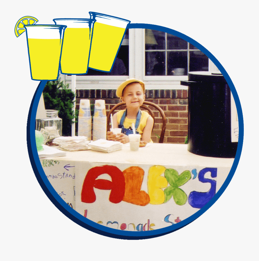 Alex At Her Lemonade Stand - Alex And Her Lemonade Stand, Transparent Clipart