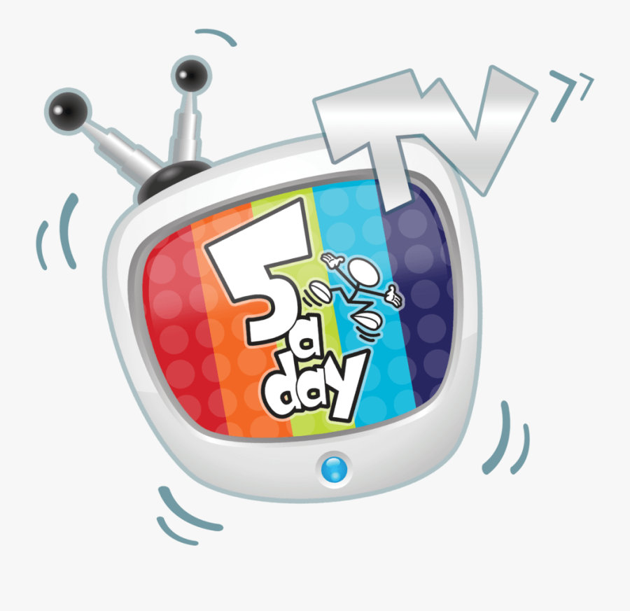 5 A Day Tv Logo, Transparent Clipart
