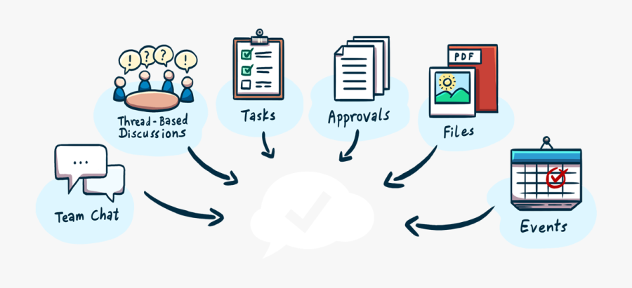 Work Management Stack, Transparent Clipart