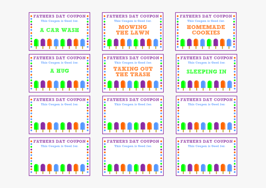 Best Coupons For Dad, Transparent Clipart