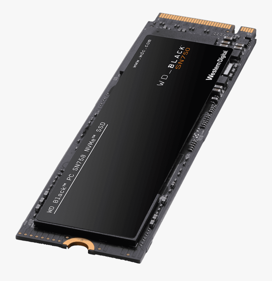 250gb Wd Black™ Sn750 Nvme™ Ssd - Wds500g3x0c, Transparent Clipart