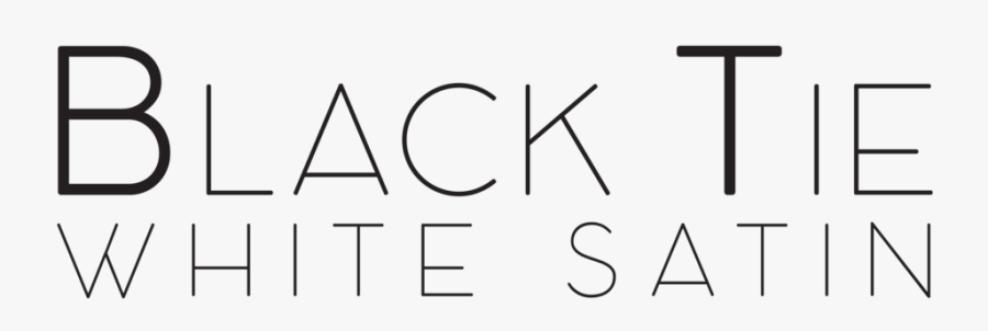 Black Tie Logo Horizontal-01, Transparent Clipart