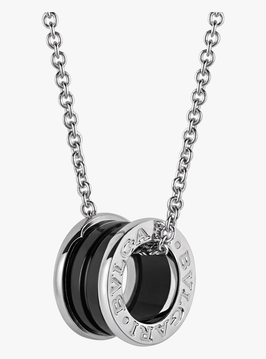 Bvlgari Necklace Black Ring, Transparent Clipart