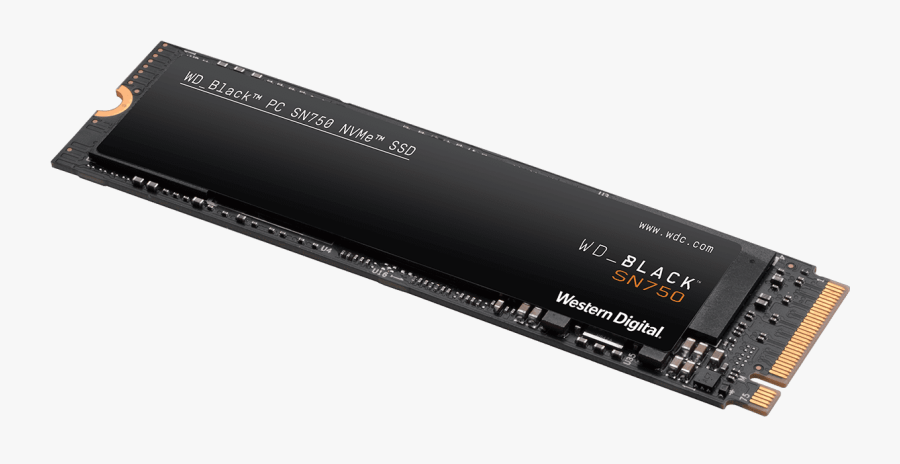 250gb Wd Black™ Sn750 Nvme™ Ssd - Wd Black Sn750 Nvme 500gb, Transparent Clipart