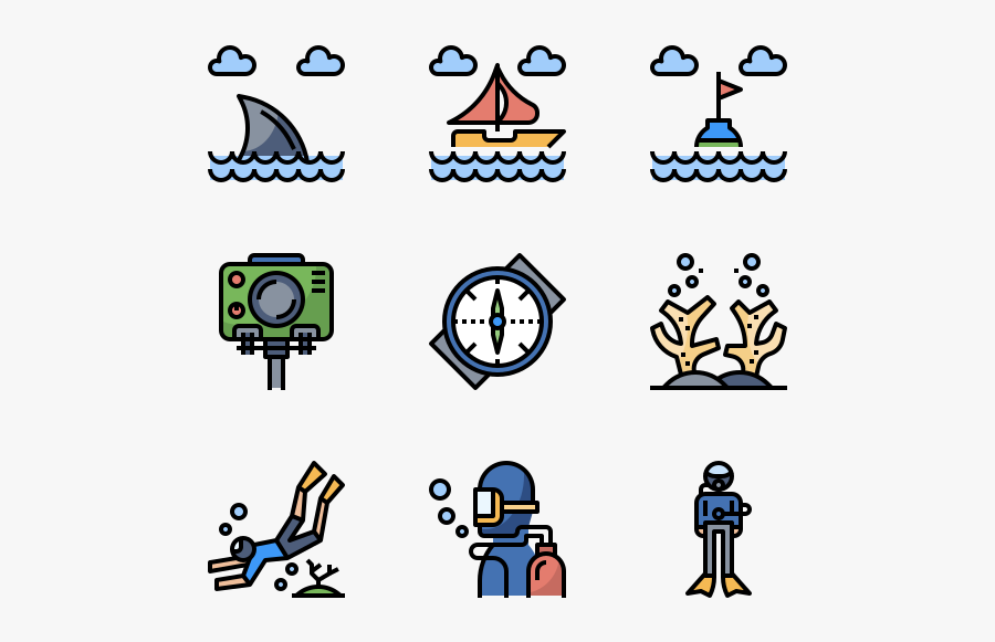 Diving, Transparent Clipart