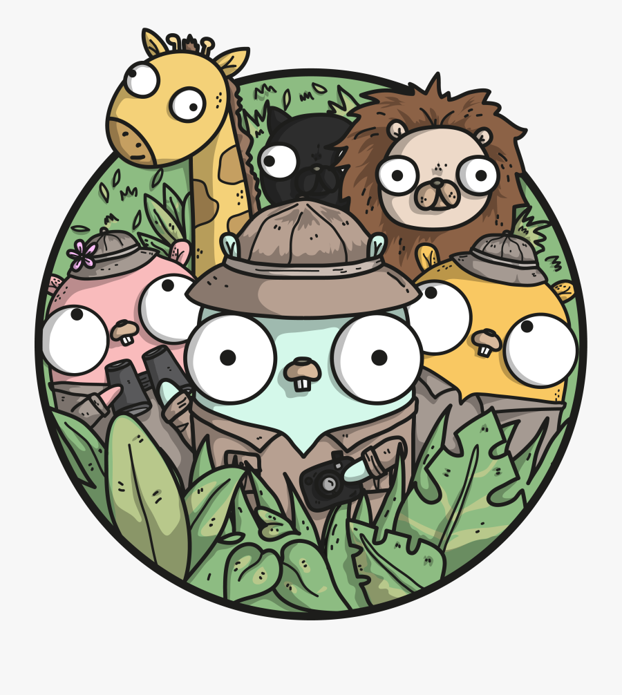 Card Image Cap - Gopher Guides, Transparent Clipart