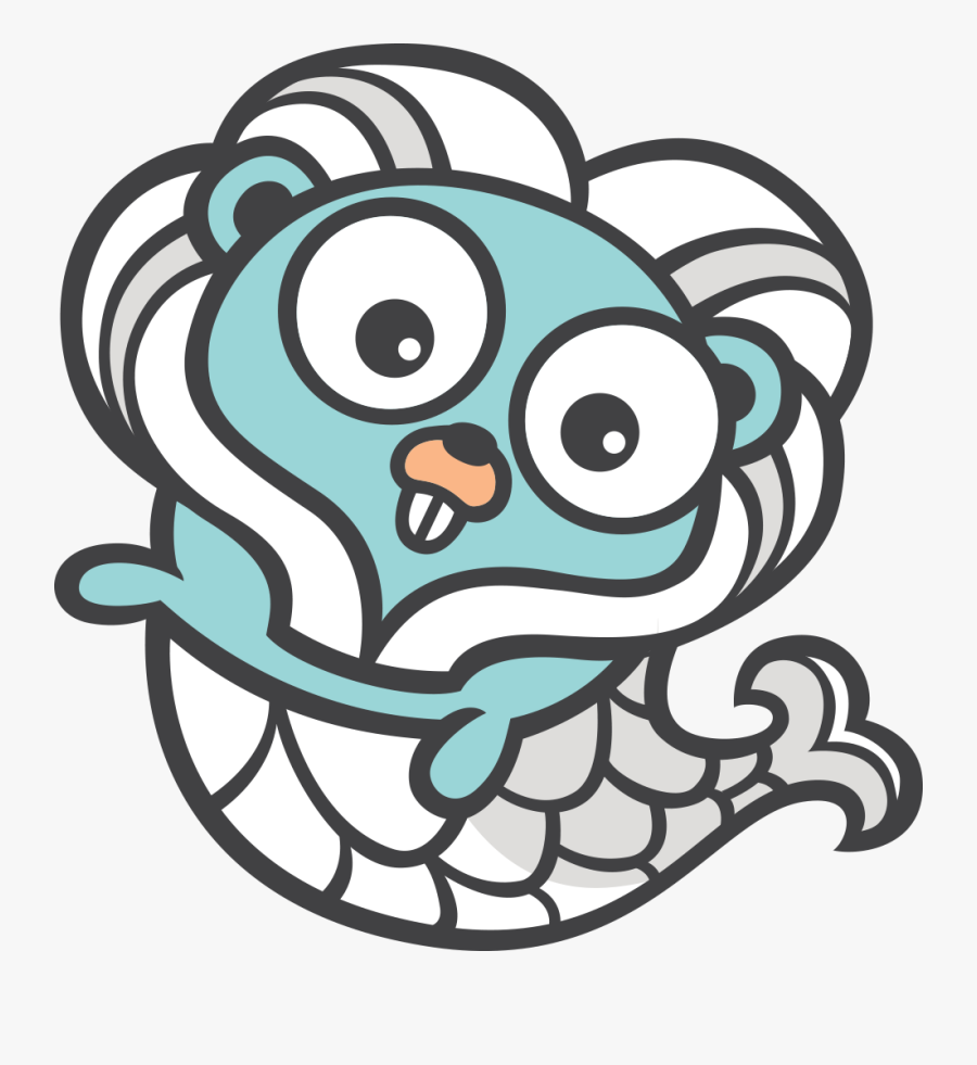 Mid 300 Mergopher - Gophercon Singapore, Transparent Clipart