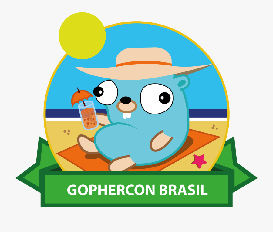 Gopherconbr - Gophercon Brasil 2018, Transparent Clipart
