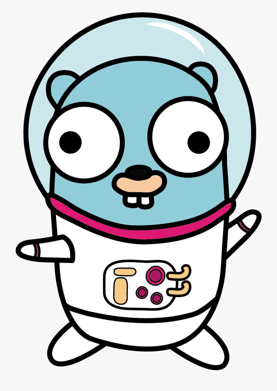Gophercon1 - Space Gopher, Transparent Clipart