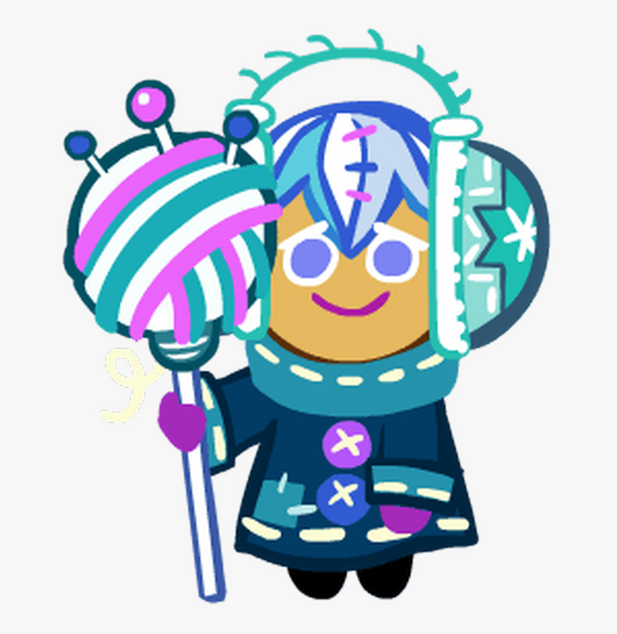 Snow Sugar Cookie Run Costume, Transparent Clipart