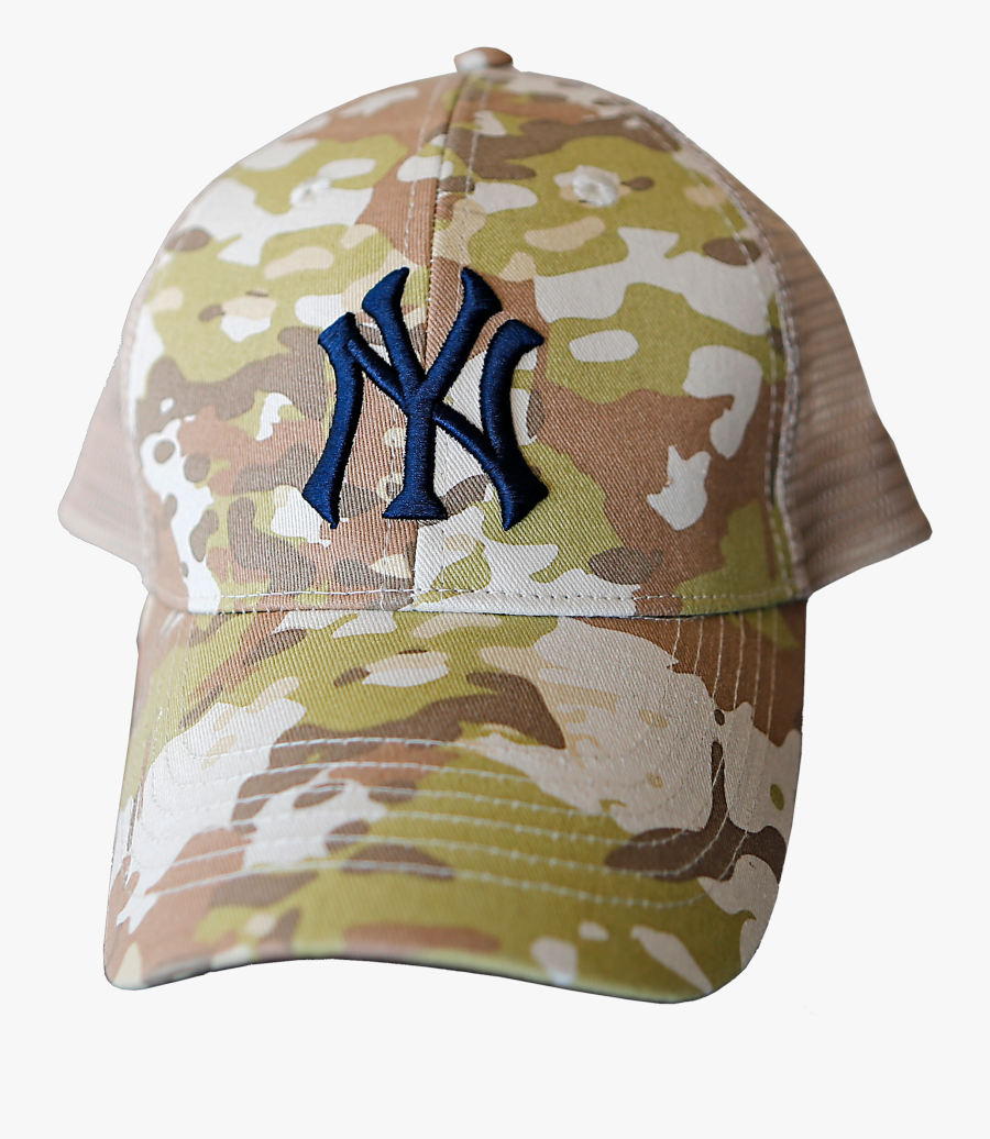 Presented By Budweiser - Yankees Camo Hat Day, Transparent Clipart
