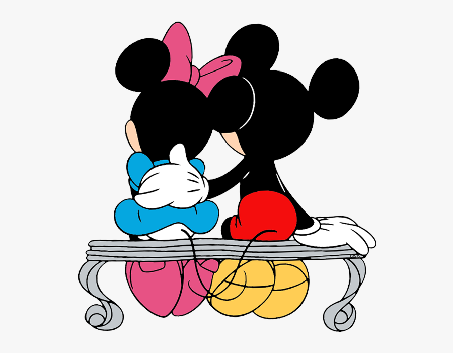 Mickey And Minnie Back, Transparent Clipart