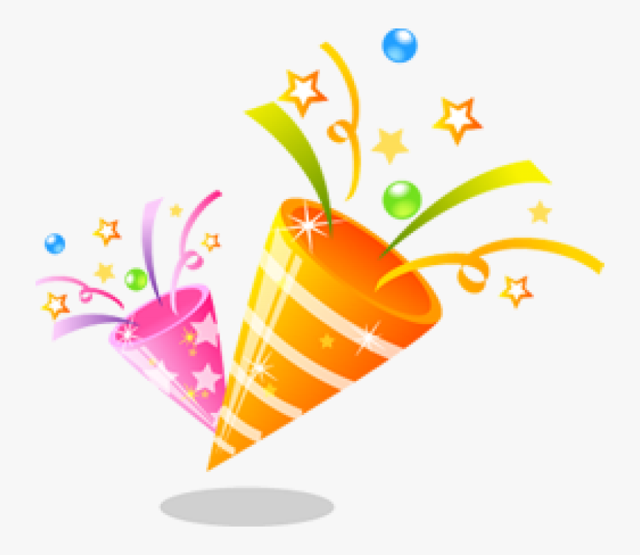 Party Blog Clip Art - Party Popper Transparent Png, Transparent Clipart